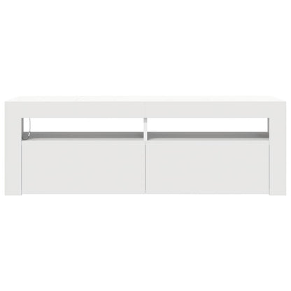 Mobile Porta TV con Luci LED Bianco 120x35x40 cm - homemem39