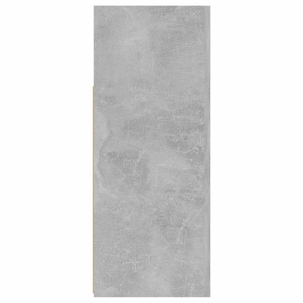 Credenza con Luci LED Grigio Cemento 115,5x30x75 cm - homemem39
