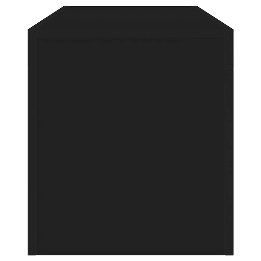 Mobile Porta TV con Luci LED Nero 120x35x40 cm - homemem39