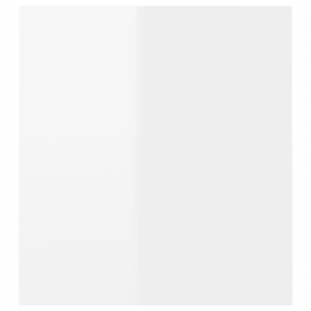 Mobile Porta TV con Luci LED Bianco Lucido 120x35x40 cm - homemem39