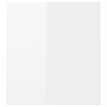 Mobile Porta TV con Luci LED Bianco Lucido 120x35x40 cm - homemem39