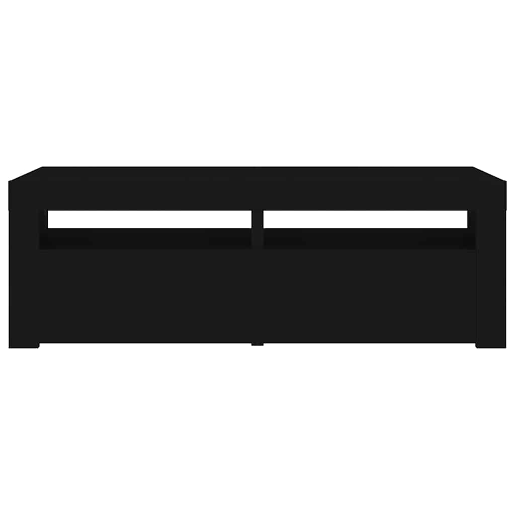 Mobile Porta TV con Luci LED Nero 120x35x40 cm - homemem39