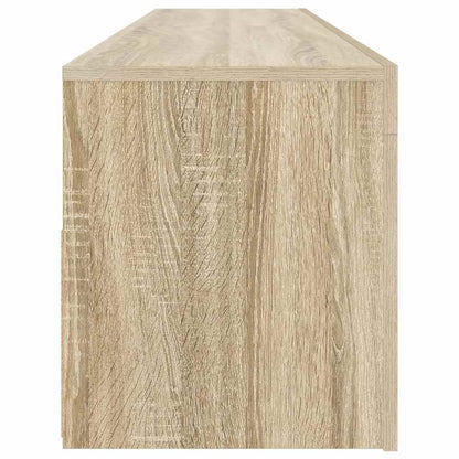 Mobile Porta TV con Luci LED Rovere Sonoma 120x35x40 cm - homemem39