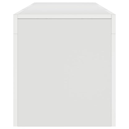 Mobile Porta TV con Luci LED Bianco 140x36,5x40 cm - homemem39