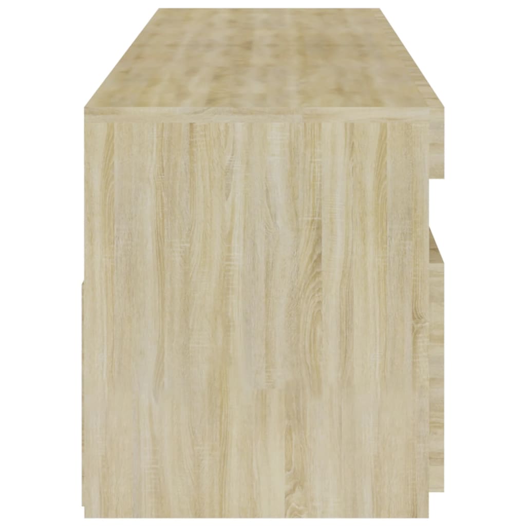 Mobili Porta TV con Luci LED 2 pz Rovere Sonoma 75x35x40 cm - homemem39