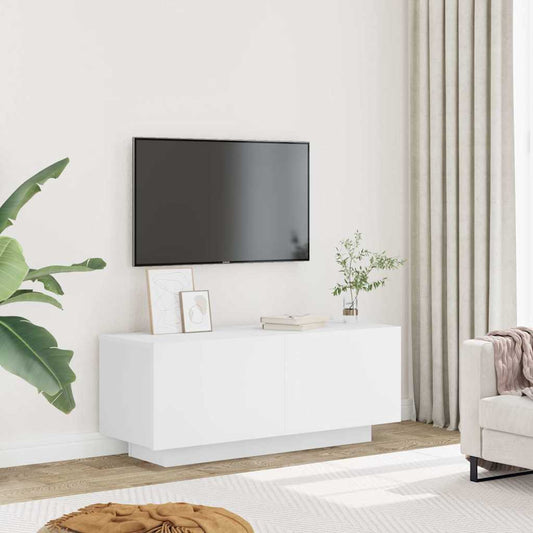 Mobile Porta TV Bianco 100x35x40 cm in Legno Multistrato - homemem39