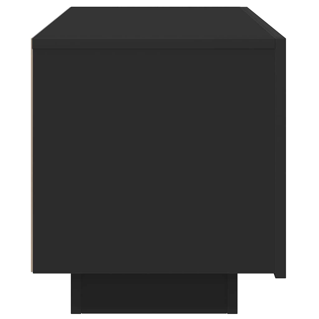 Mobile Porta TV Nero 100x35x40 cm in Legno Multistrato - homemem39