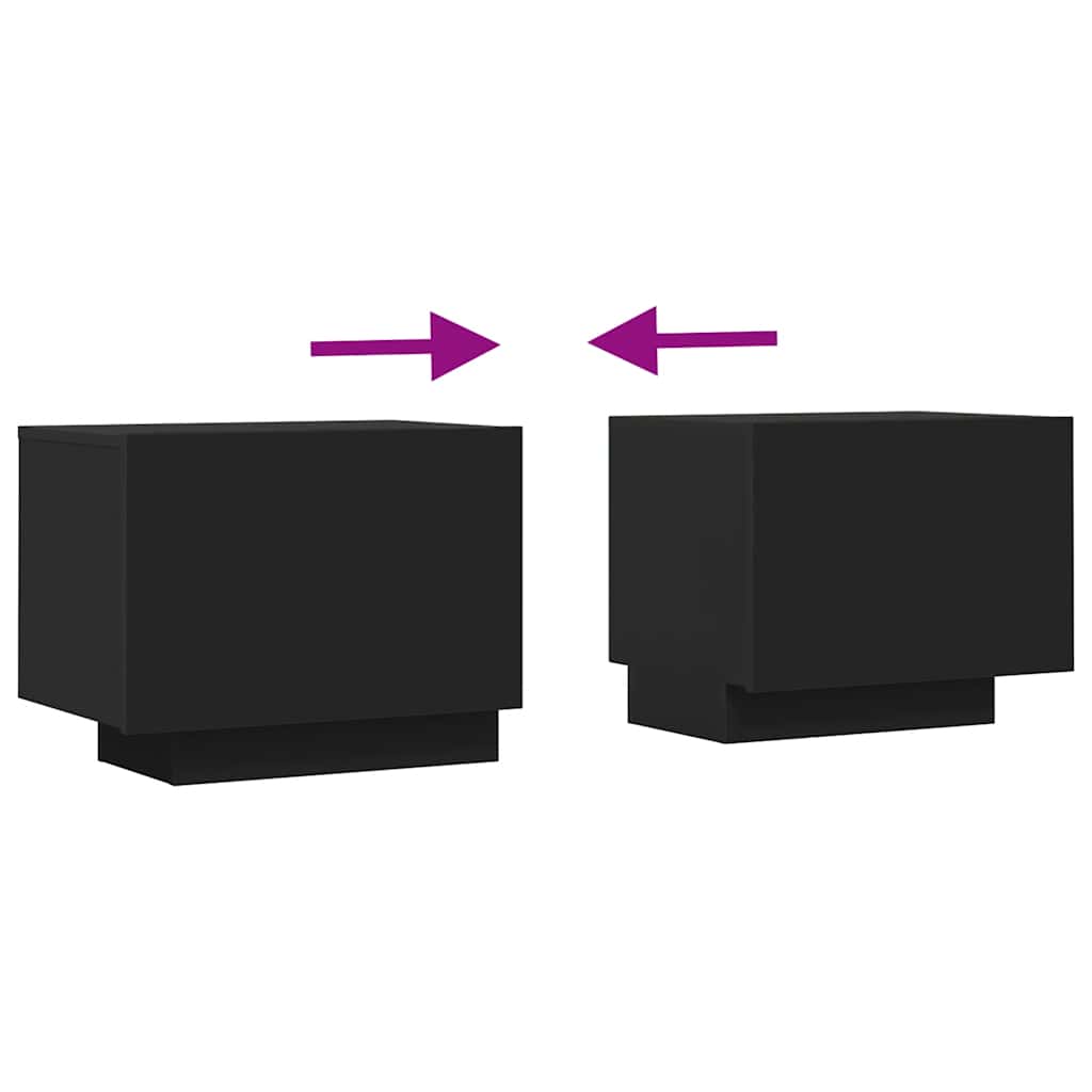 Mobile Porta TV Nero 100x35x40 cm in Legno Multistrato - homemem39