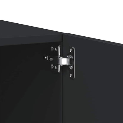 Mobile Porta TV Nero 100x35x40 cm in Legno Multistrato - homemem39