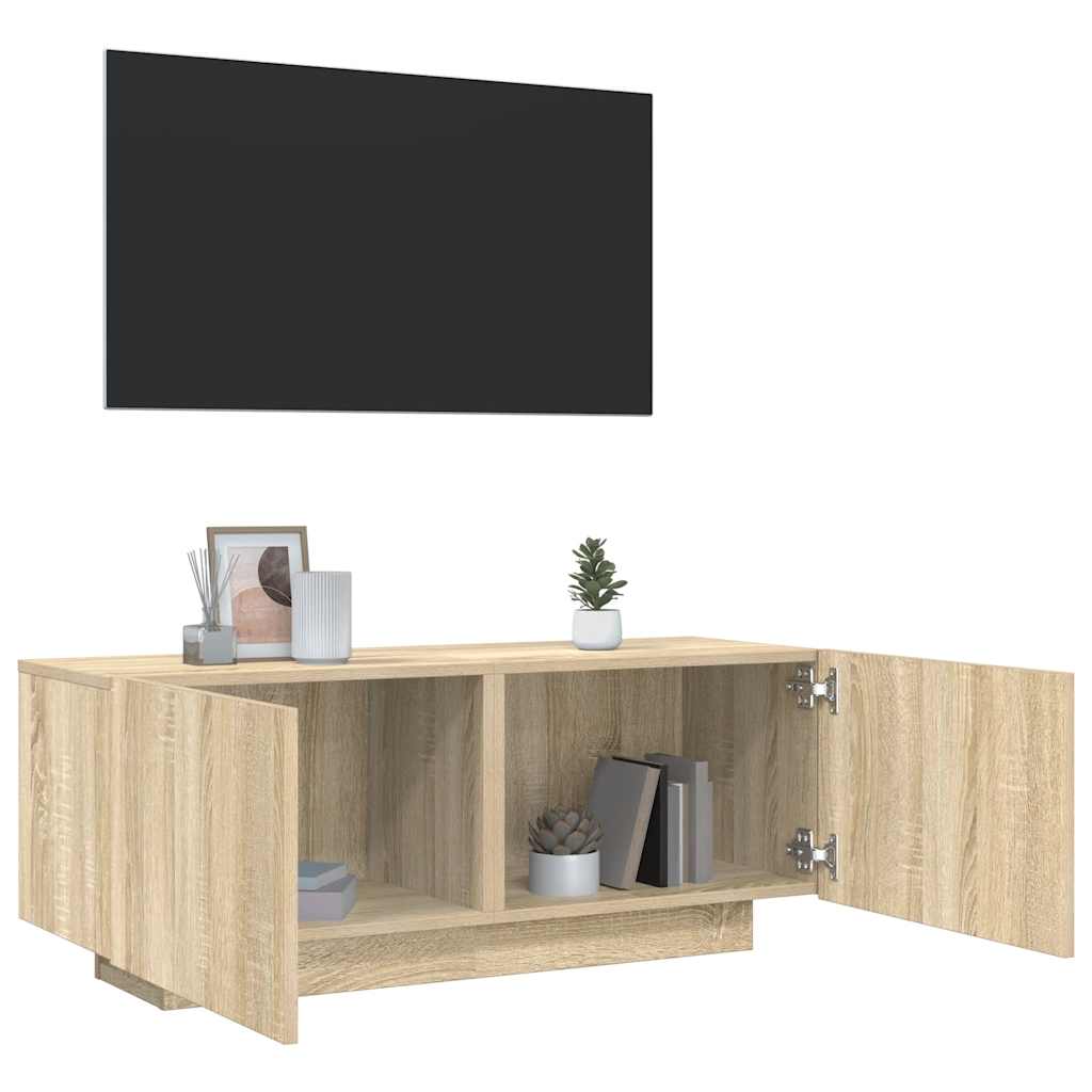 Mobile per TV Rovere Sonoma 100x35x40 cm Legno Multistrato - homemem39