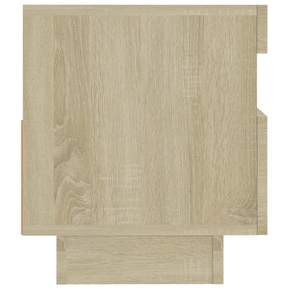 Mobile Porta TV con Luci LED Rovere Sonoma 80x35x40 cm - homemem39