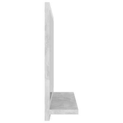 Specchio da Bagno Grigio Cemento 40x10,5x37cm Legno Multistrato | homemem39
