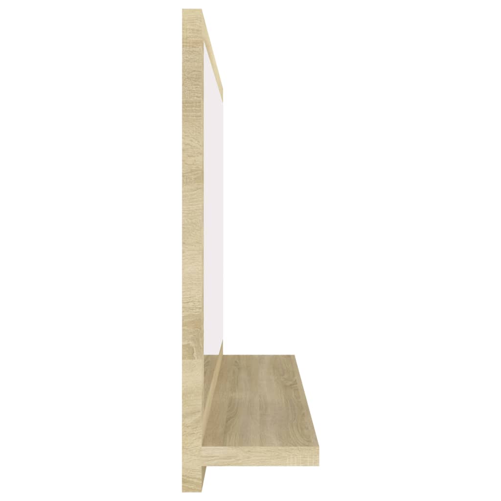 Specchio da Bagno Rovere Sonoma 60x10,5x37 cm Legno Multistrato | homemem39