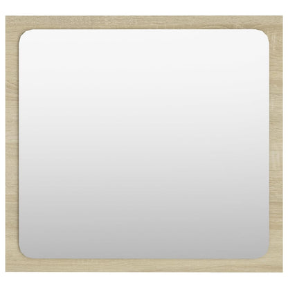 Specchio da Bagno Rovere Sonoma 40x1,5x37 cm Legno Multistrato | homemem39