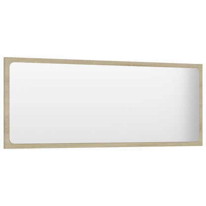 Specchio da Bagno Rovere Sonoma 100x1,5x37 cm Legno Multistrato | homemem39