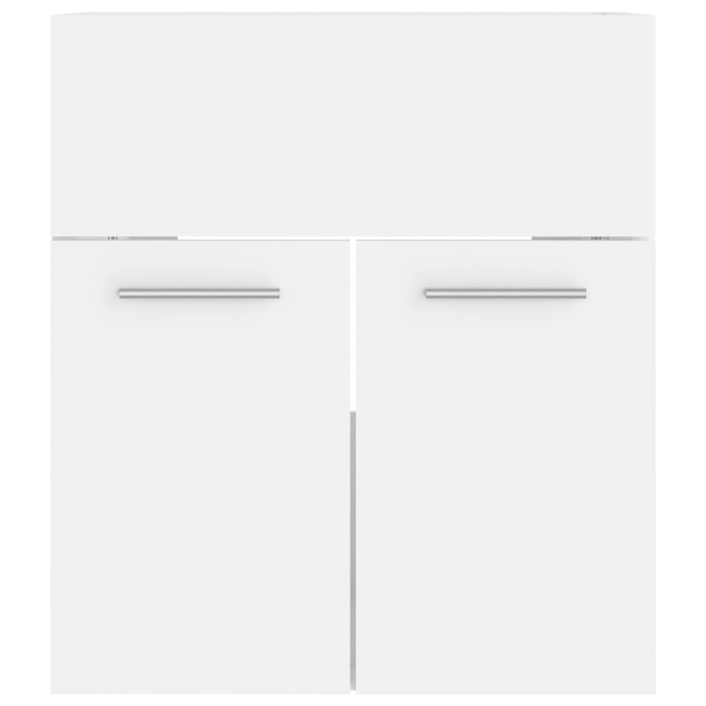 Mobile Sottolavabo Bianco 41x38,5x46 cm in Multistrato | homemem39