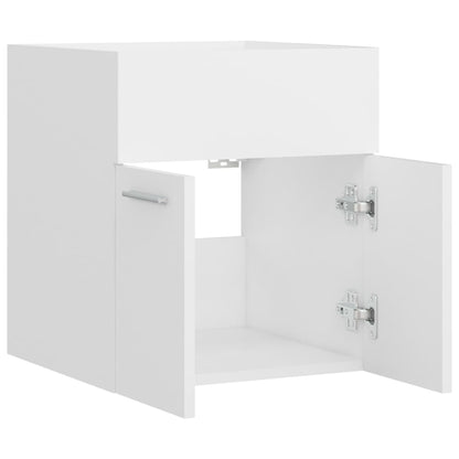 Mobile Sottolavabo Bianco 41x38,5x46 cm in Multistrato | homemem39