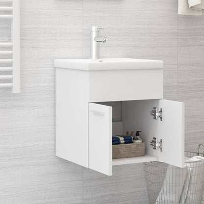 Mobile Sottolavabo Bianco 41x38,5x46 cm in Multistrato | homemem39