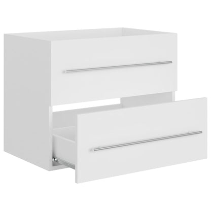 Mobile Lavabo Bianco 60x38,5x48 cm in Legno Multistrato
