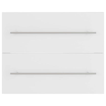 Mobile Lavabo Bianco 60x38,5x48 cm in Legno Multistrato