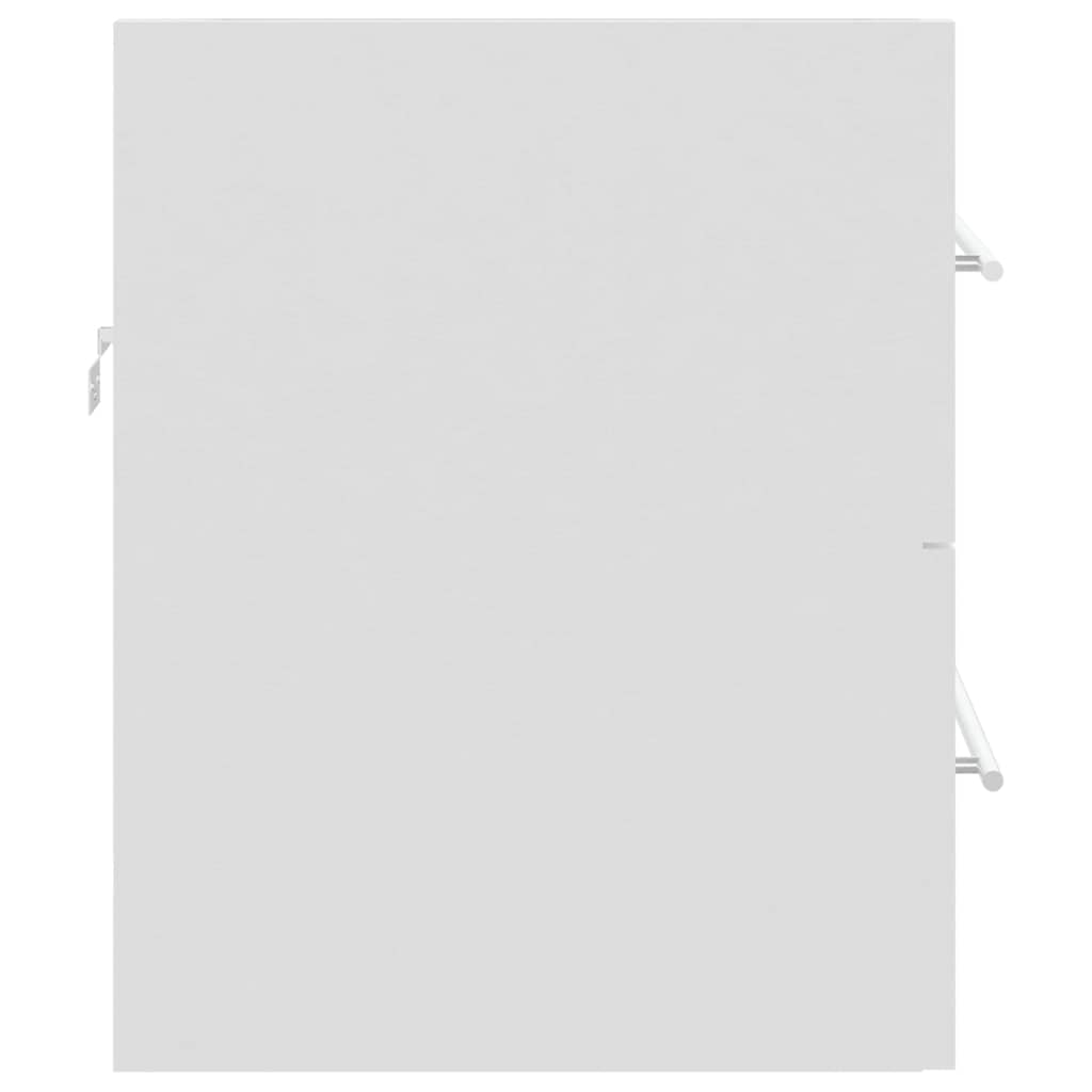 Mobile Lavabo Bianco 60x38,5x48 cm in Legno Multistrato