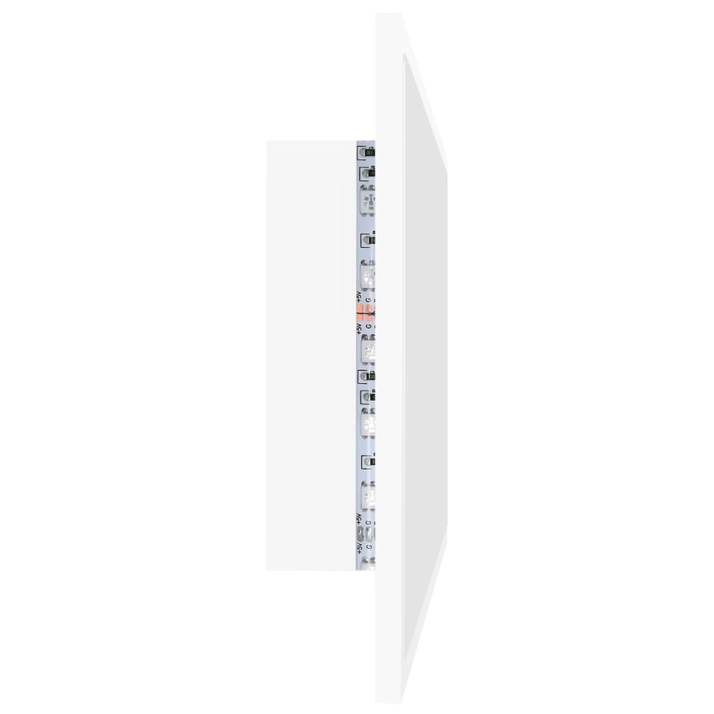 Specchio da Bagno con LED Bianco 80x8,5x37 cm in Acrilico | homemem39