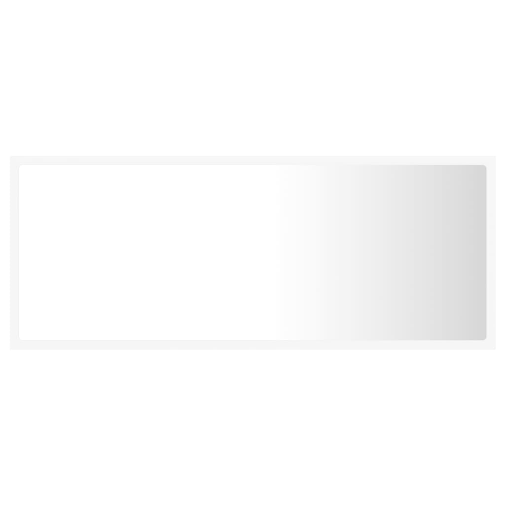 Specchio da Bagno con LED Bianco 100x8,5x37 cm in Acrilico | homemem39