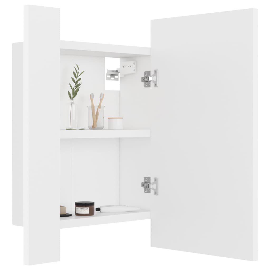 Specchio da Bagno con LED Bianco 40x12x45 cm in Acrilico - homemem39