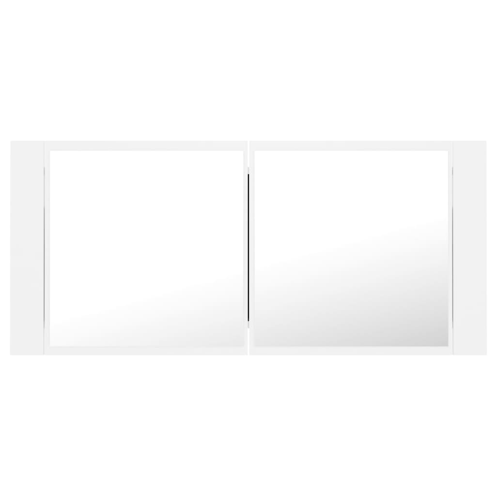 Specchio da Bagno con LED Bianco 100x12x45 cm in Acrilico - homemem39