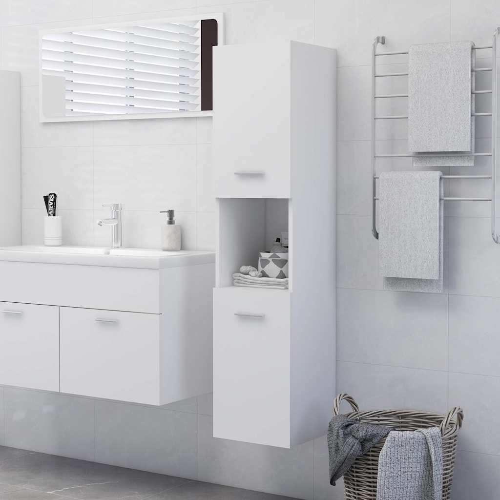 Mobile da Bagno 30x30x130 cm in legno multistrato