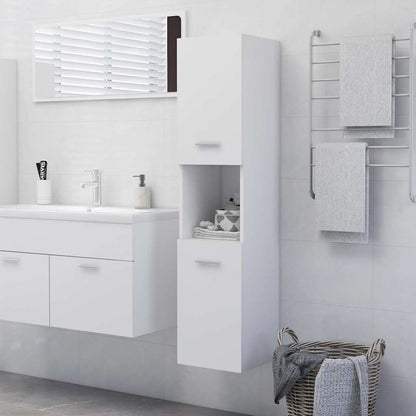 Mobile da Bagno 30x30x130 cm in legno multistrato