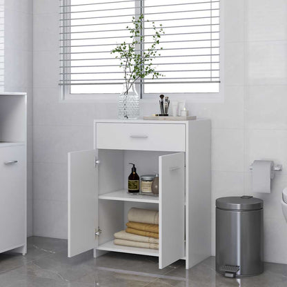 Armadio da Bagno Bianco 60x33x80 cm in Legno tecnico | homemem39