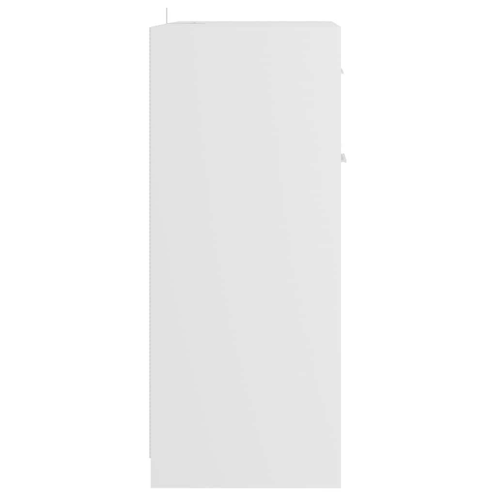 Armadio da Bagno Bianco 60x33x80 cm in Legno tecnico