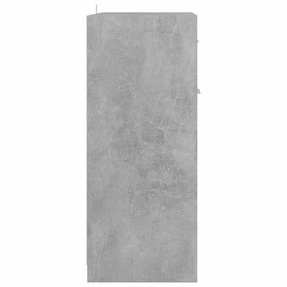Mobile da Bagno Grigio Cemento 60x33x80 cm in Legno tecnico