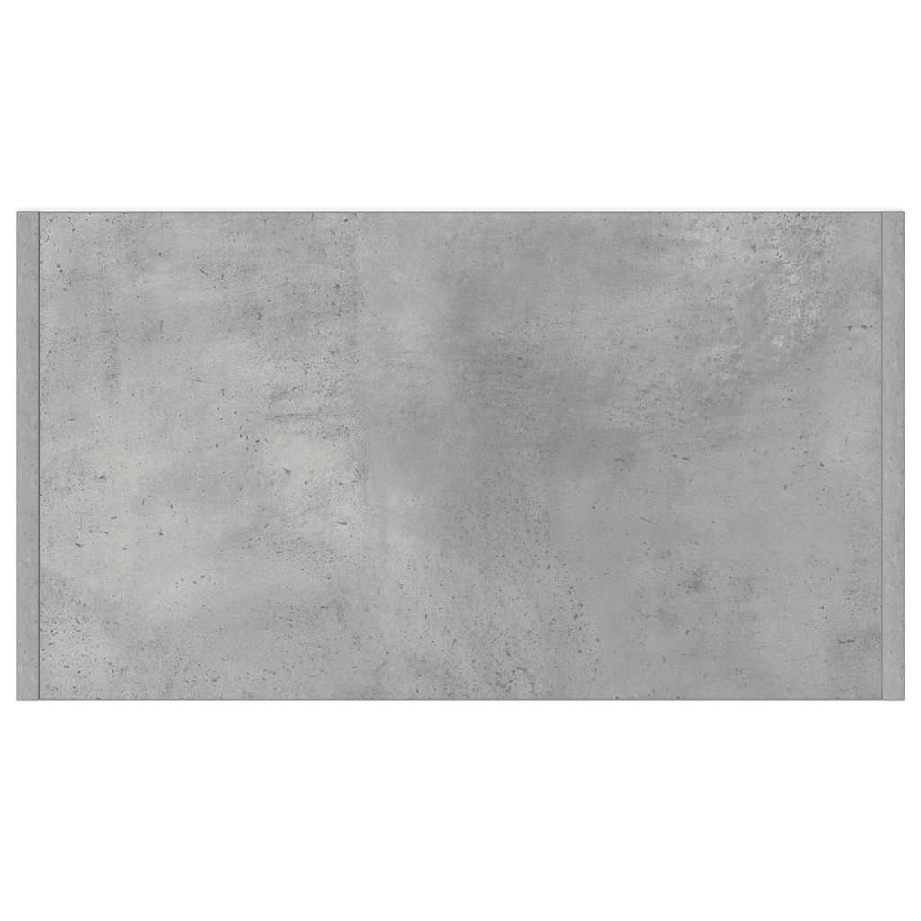Mobile da Bagno Grigio Cemento 60x33x80 cm in Legno tecnico
