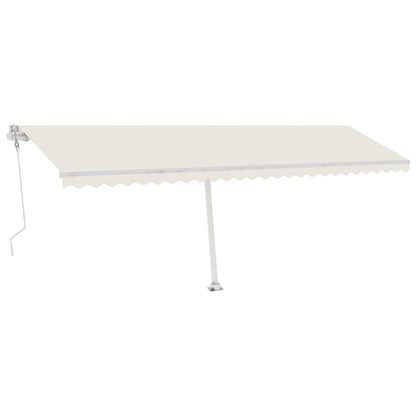 Set Pali per Tenda da Sole Bianco 600x245 cm Ferro