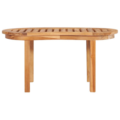 Set Salotto da Giardino 5 pz Design Curvo in Massello di Teak | homemem39