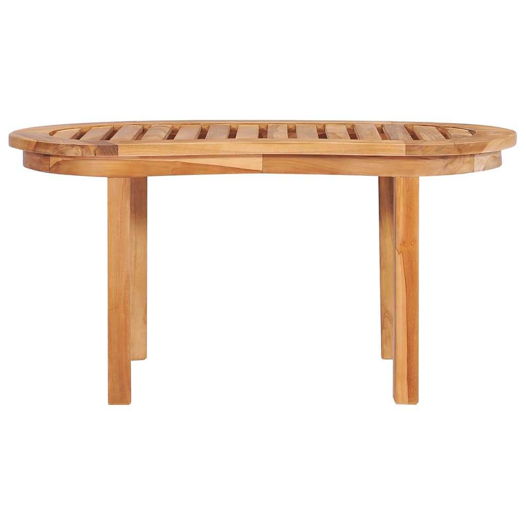 Set Salotto da Giardino 3 pz Design Curvo in Massello di Teak | homemem39