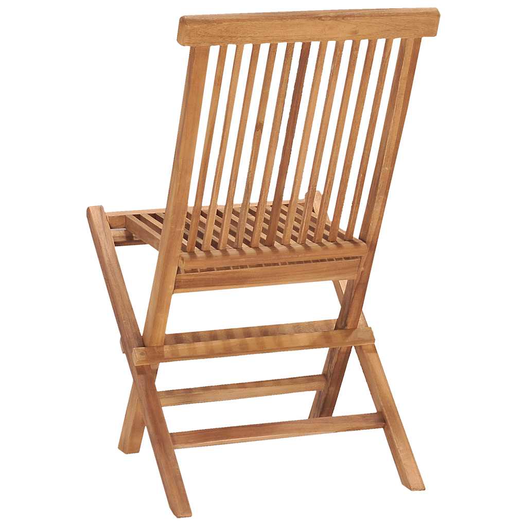Set da Pranzo da Giardino 7 pz Pieghevole in Massello di Teak | homemem39