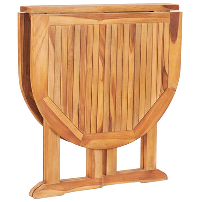 Set da Pranzo da Giardino 5 pz Pieghevole in Massello di Teak - homemem39