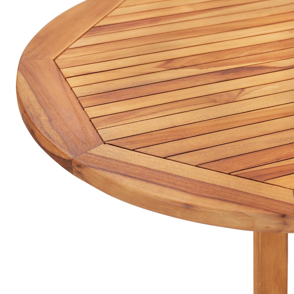 Set da Pranzo da Giardino 5 pz Pieghevole in Massello di Teak - homemem39