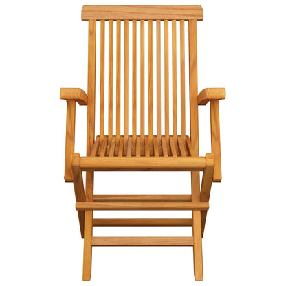 Set da Pranzo da Giardino 5 pz Pieghevole in Massello di Teak | homemem39