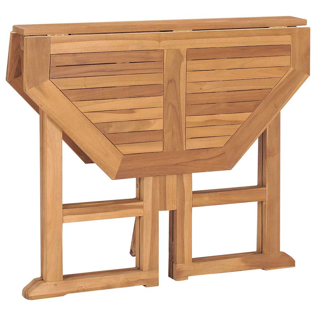 Set da Pranzo da Giardino 5 pz Pieghevole in Massello di Teak | homemem39
