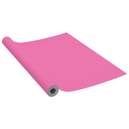 Pellicola Autoadesiva per Mobili Rosa Lucido 500x90 cm in PVC - homemem39