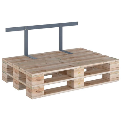 Schienale per Divano a Pallet Grigio Chiaro 110 cm in Ferro - homemem39