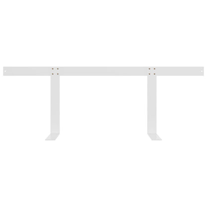 Schienale per Divano a Pallet Bianco 110 cm in Ferro - homemem39