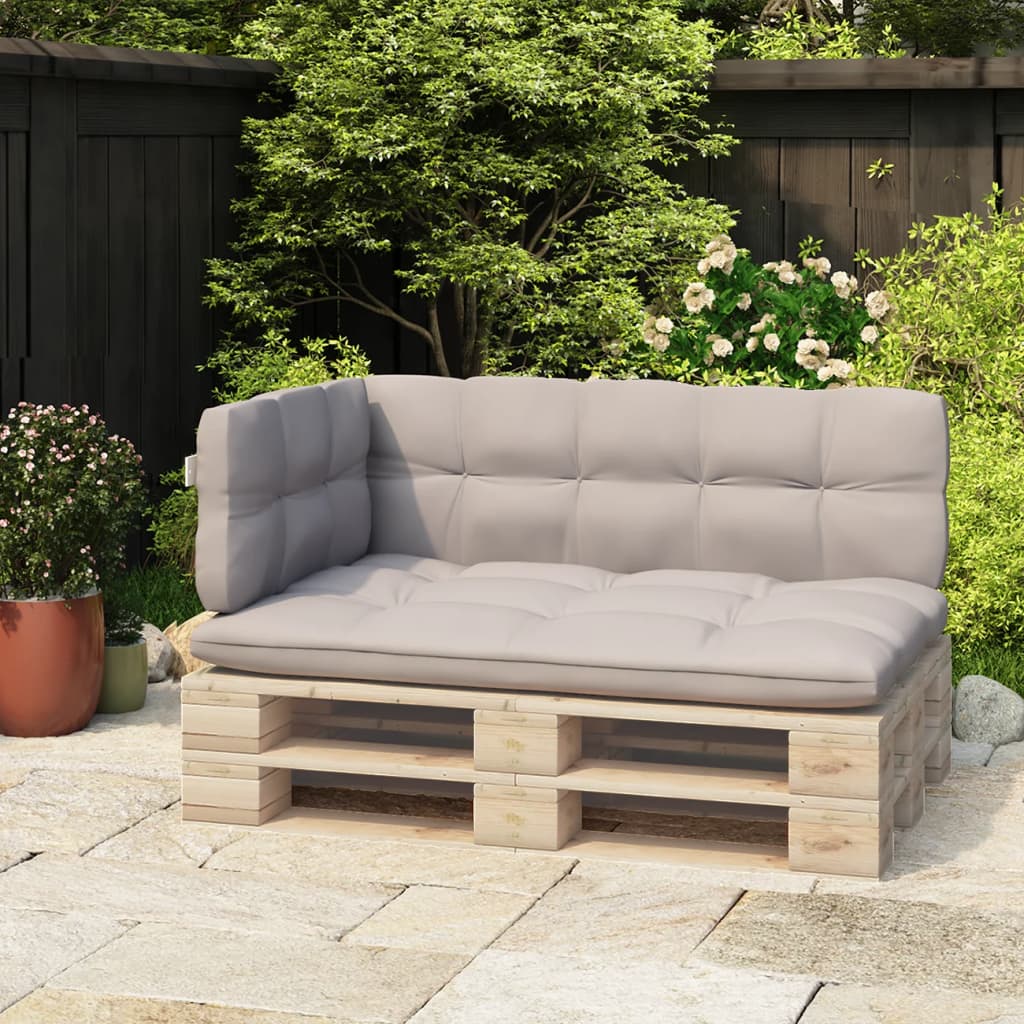 Schienale per Divano a Pallet Bianco 110 cm in Ferro | homemem39