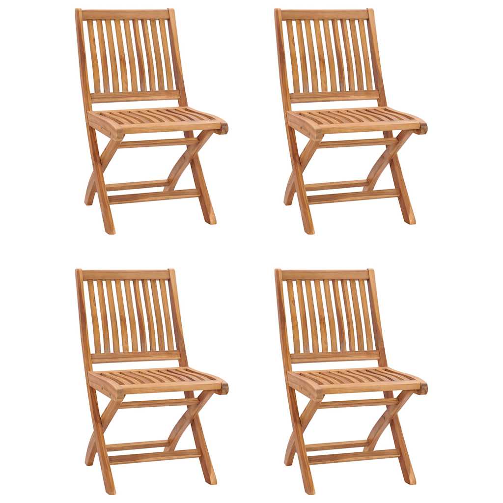 Set da Pranzo da Giardino 5 pz in Legno Massello di Teak | homemem39