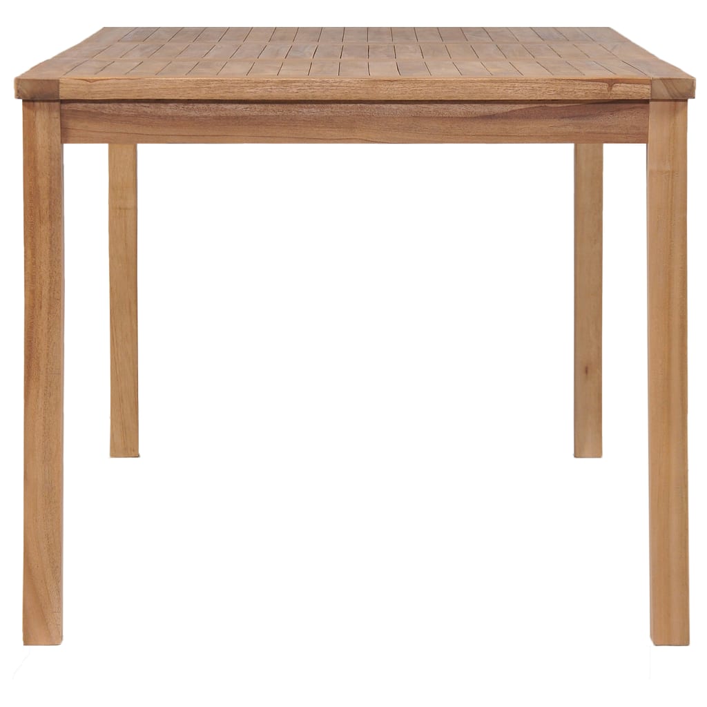 Set da pranzo da giardino 5 pz 150x90 cm in legno massello di teak | homemem39