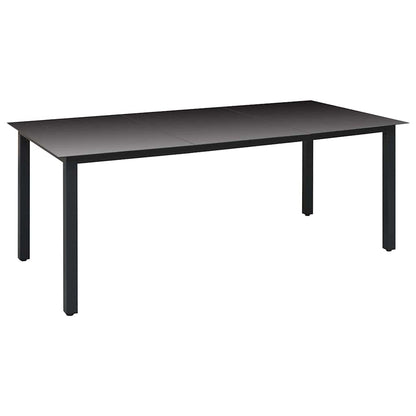 Set da Pranzo da Giardino 9 pz Nero | homemem39